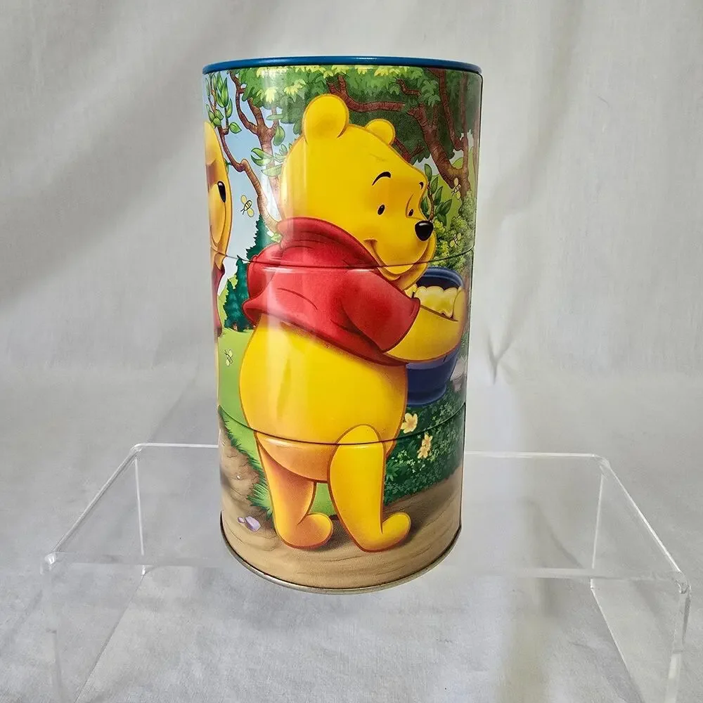 Disney Winnie the Pooh Tin Coin Piggy Bank Pull Apart 6